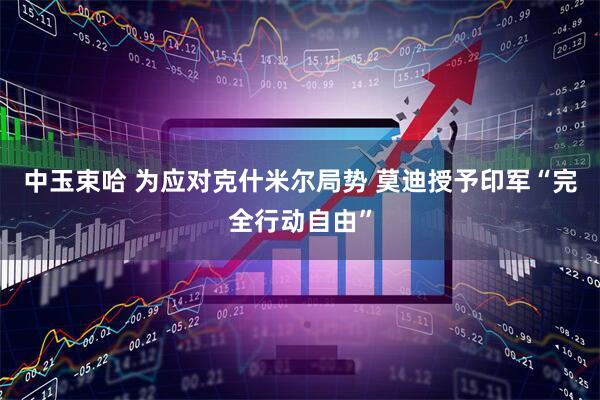 中玉束哈 为应对克什米尔局势 莫迪授予印军“完全行动自由”